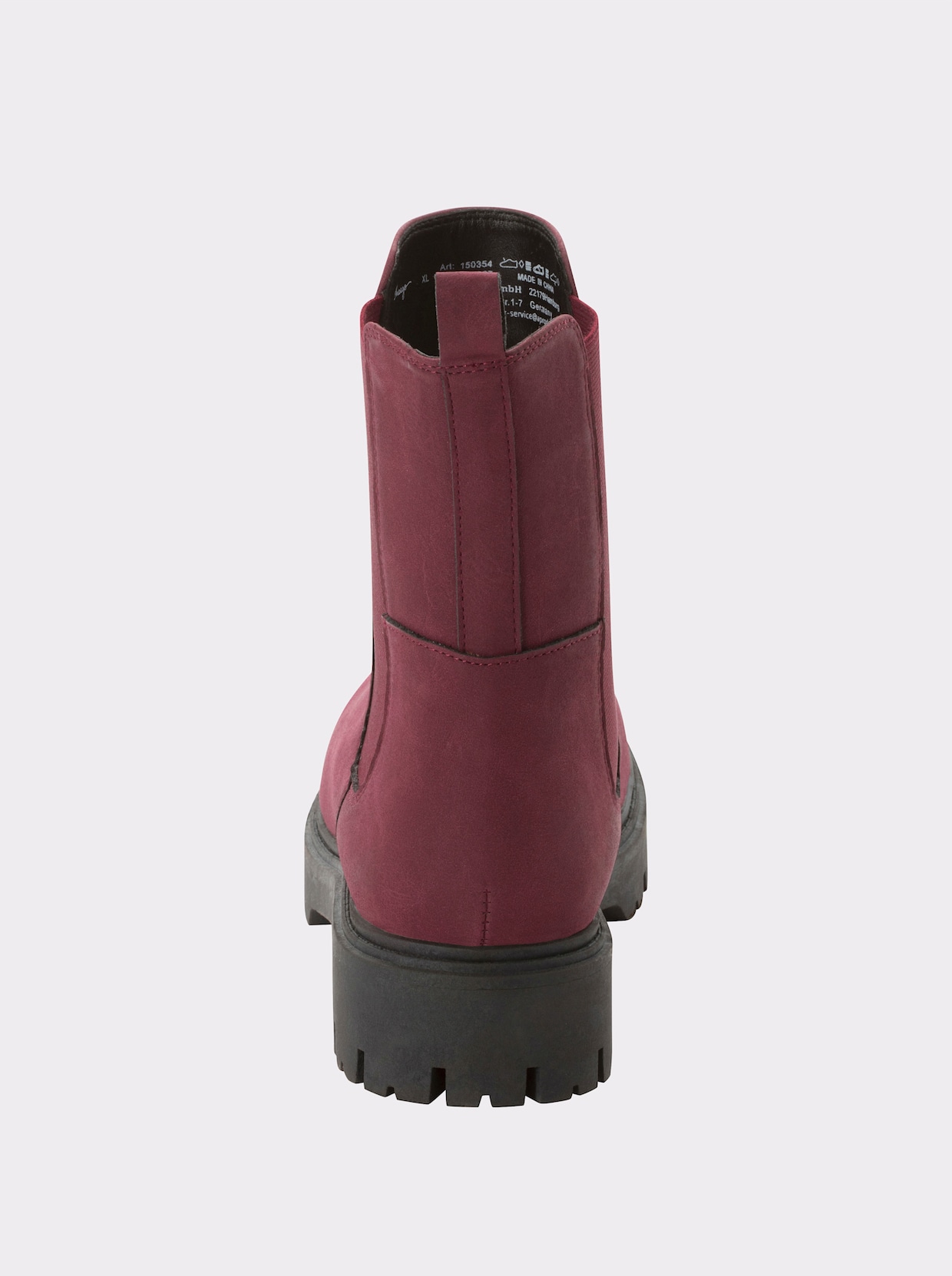 sheego Ankleboots - bordeaux