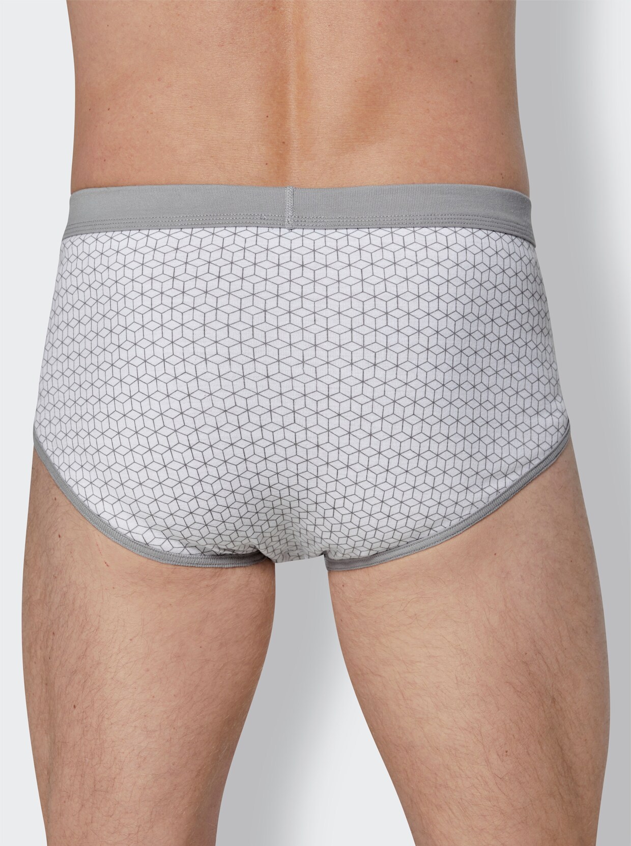 wäschepur Slip - wit geprint