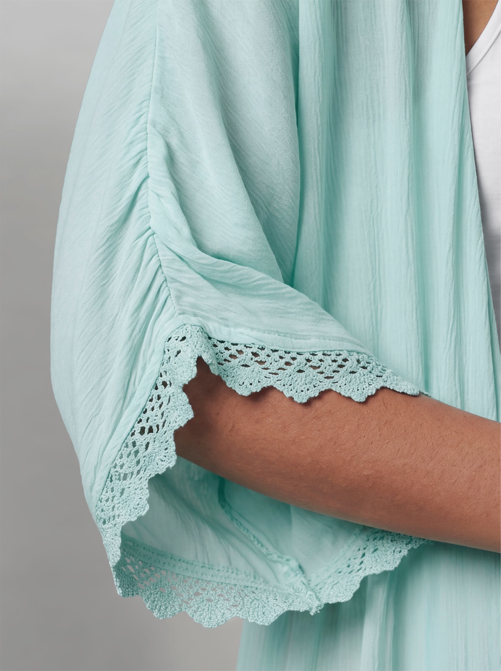 heine Tunika mit Muschel-Besatz - mint