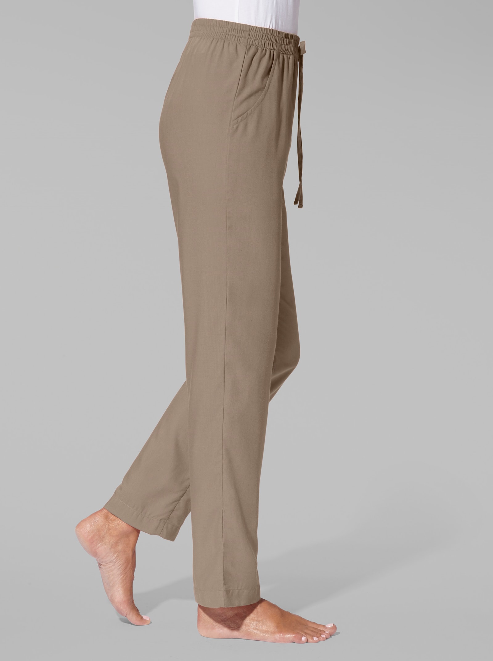 Webhose in Schlupfform - taupe