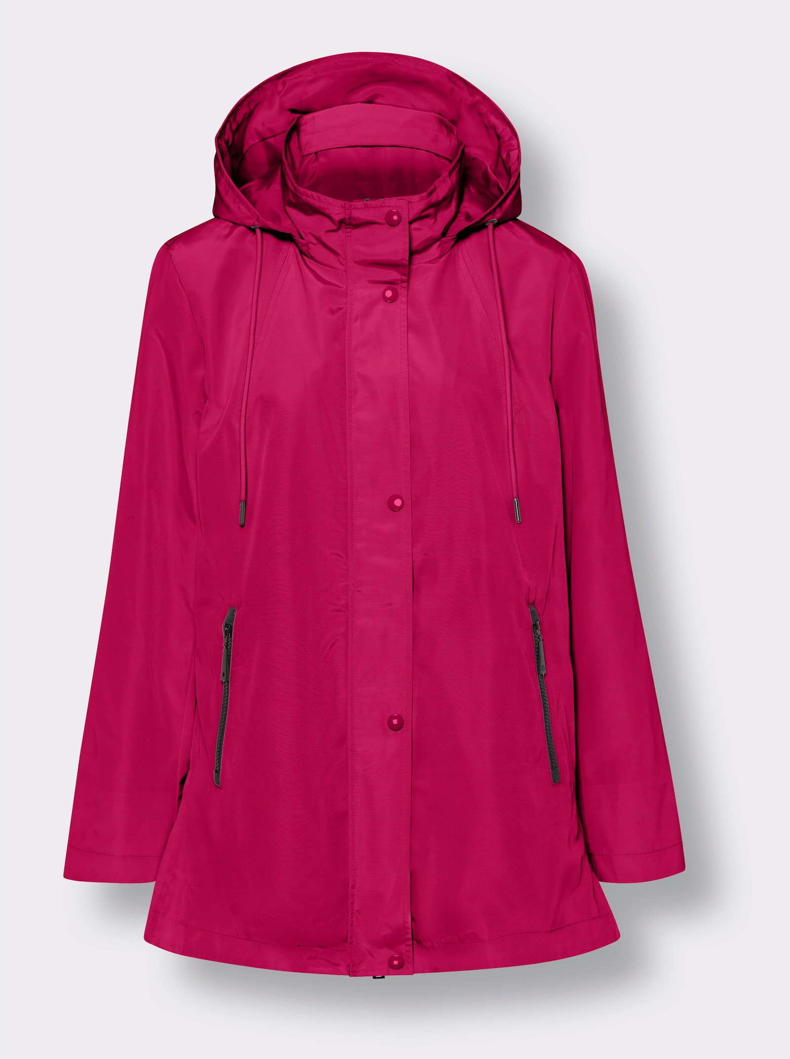 heine Outdoorjacke mit abnehmbarer Kapuze - pink