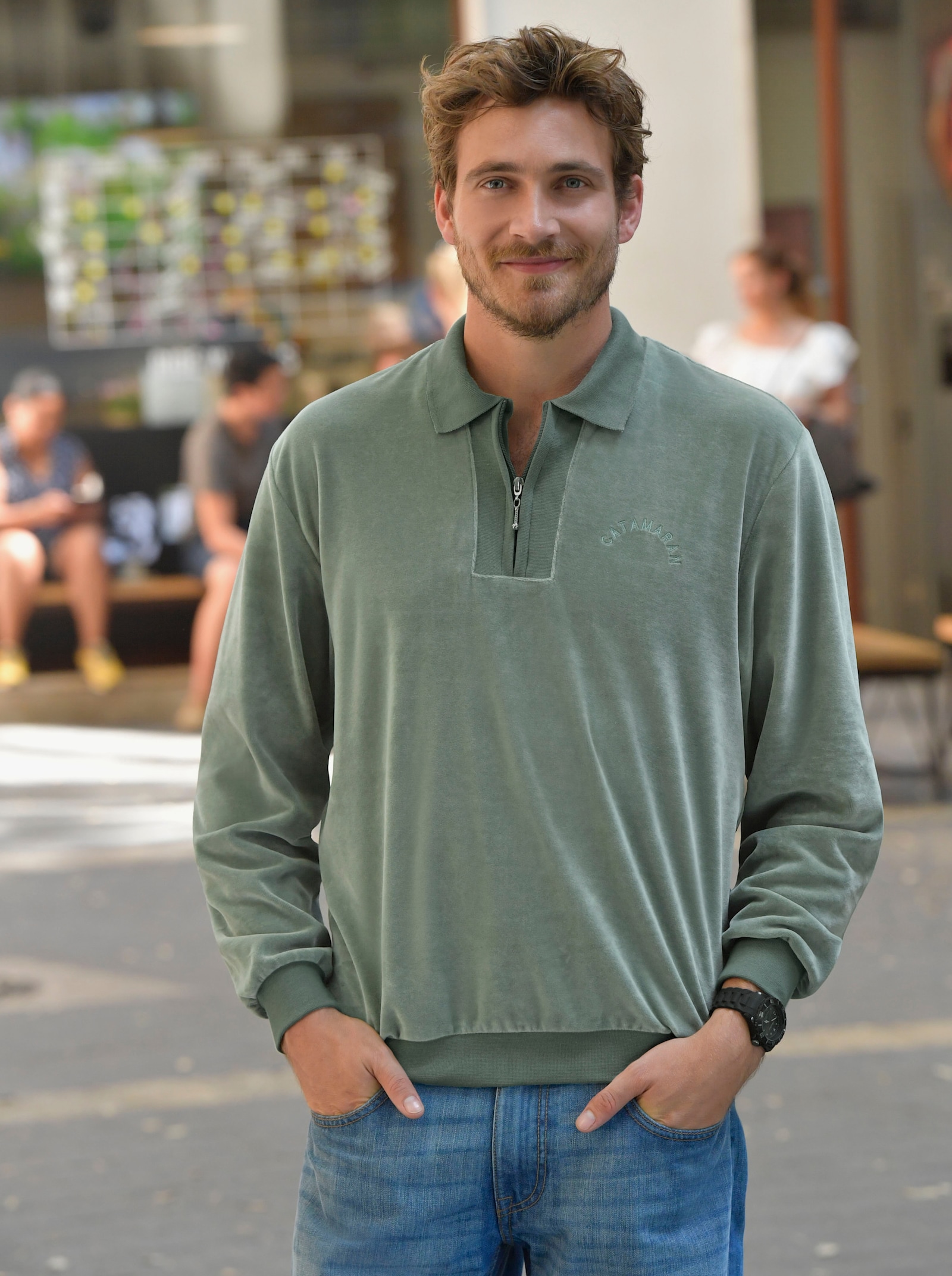 Catamaran Sweatshirt - schilf