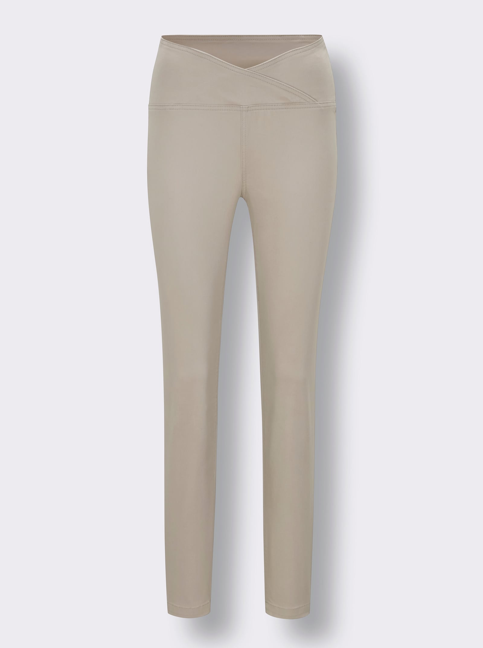 CREATION L PREMIUM High-waist-Jeans mit Komfort-Bund - sesam