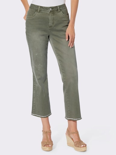 heine 7/8-Jeans - khaki-denim