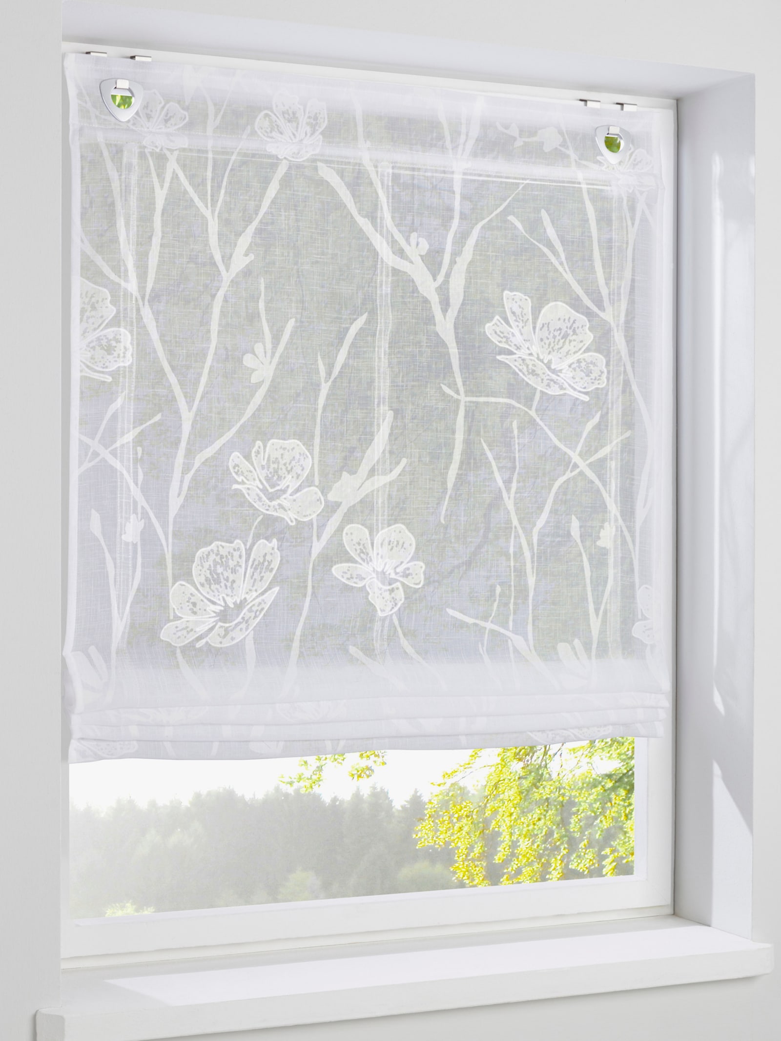 heine home Raffrollo - weiß