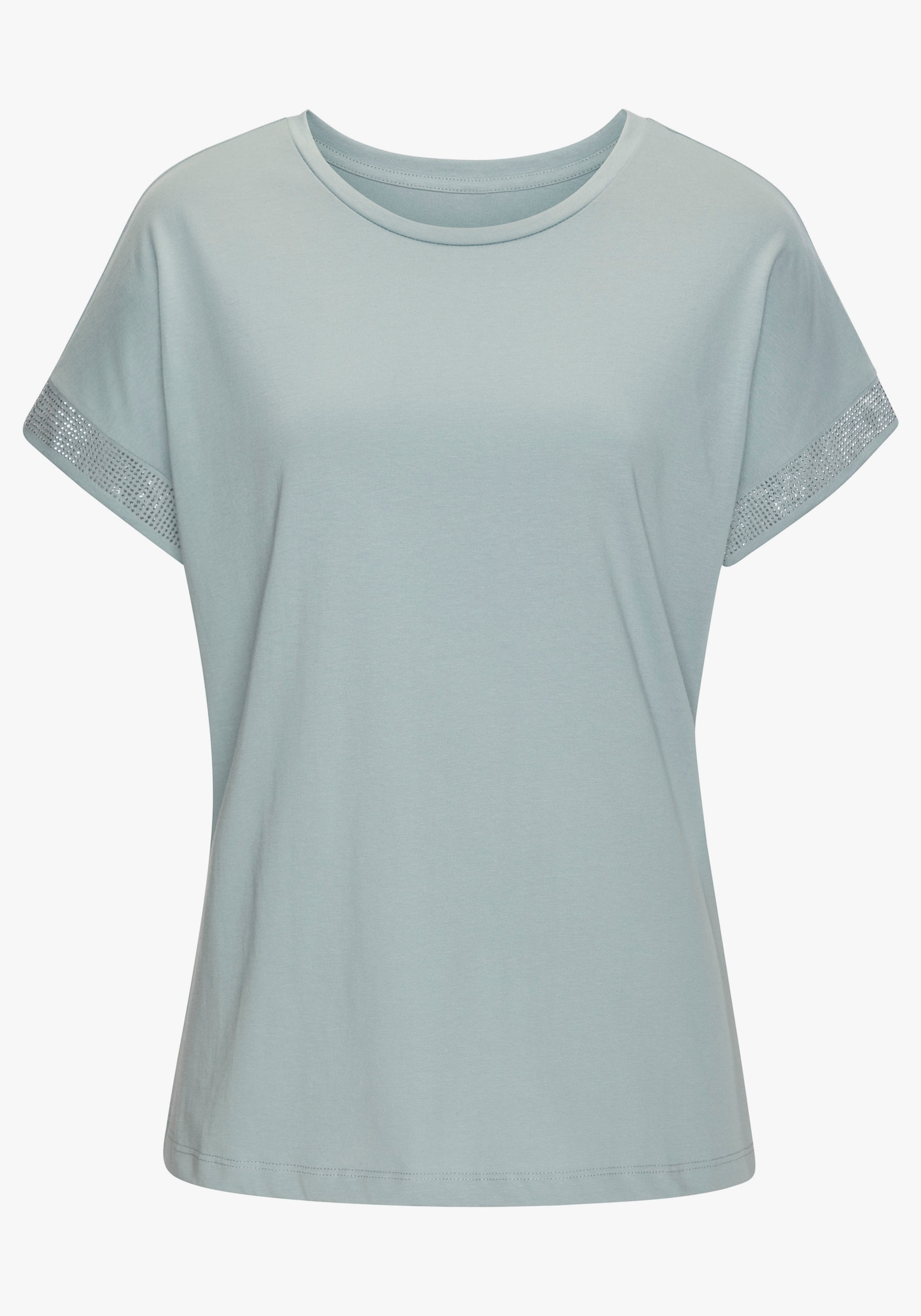 LASCANA Shirt met korte mouwen - aqua