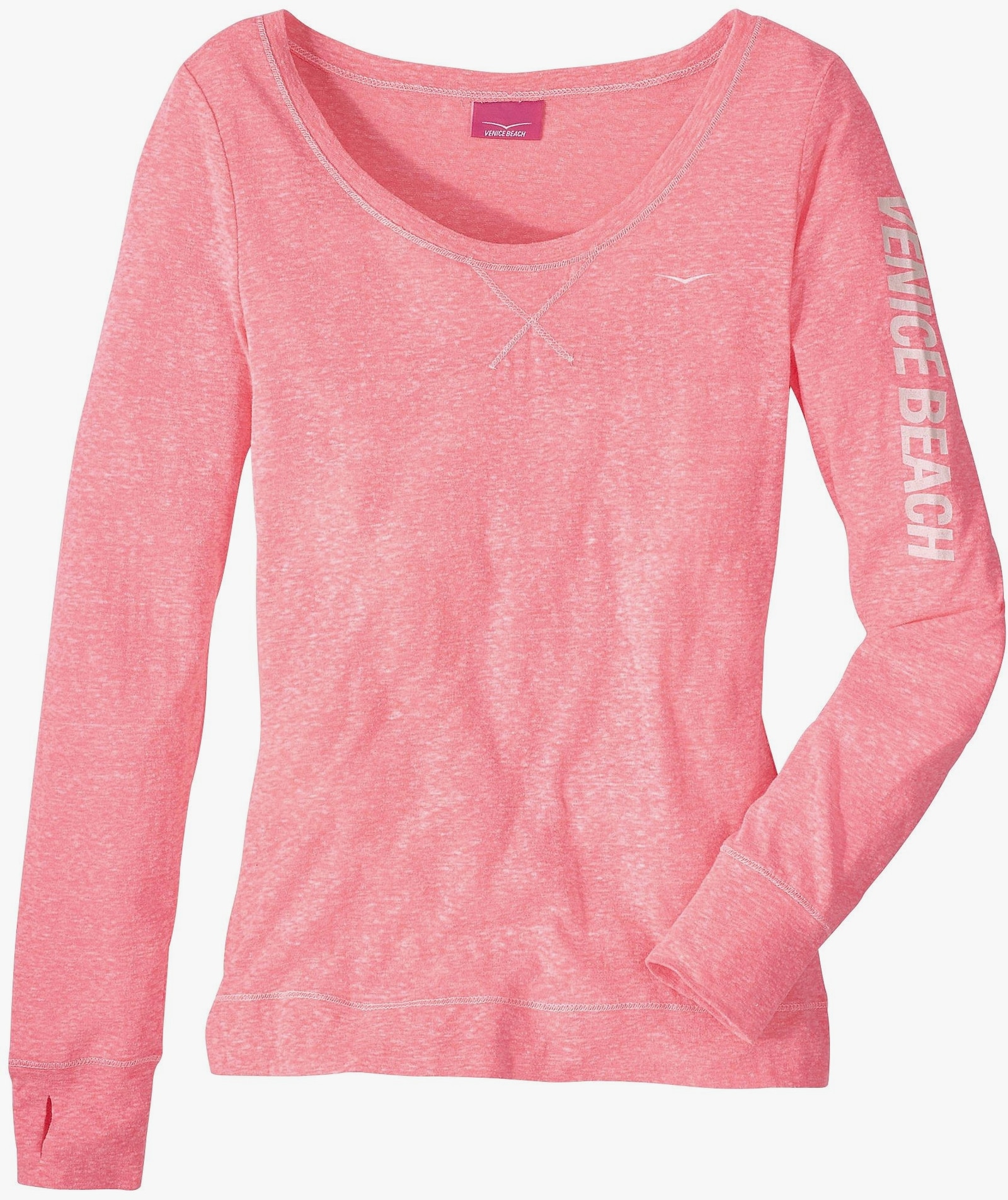 Venice Beach T-shirt à manches longues - corail chiné
