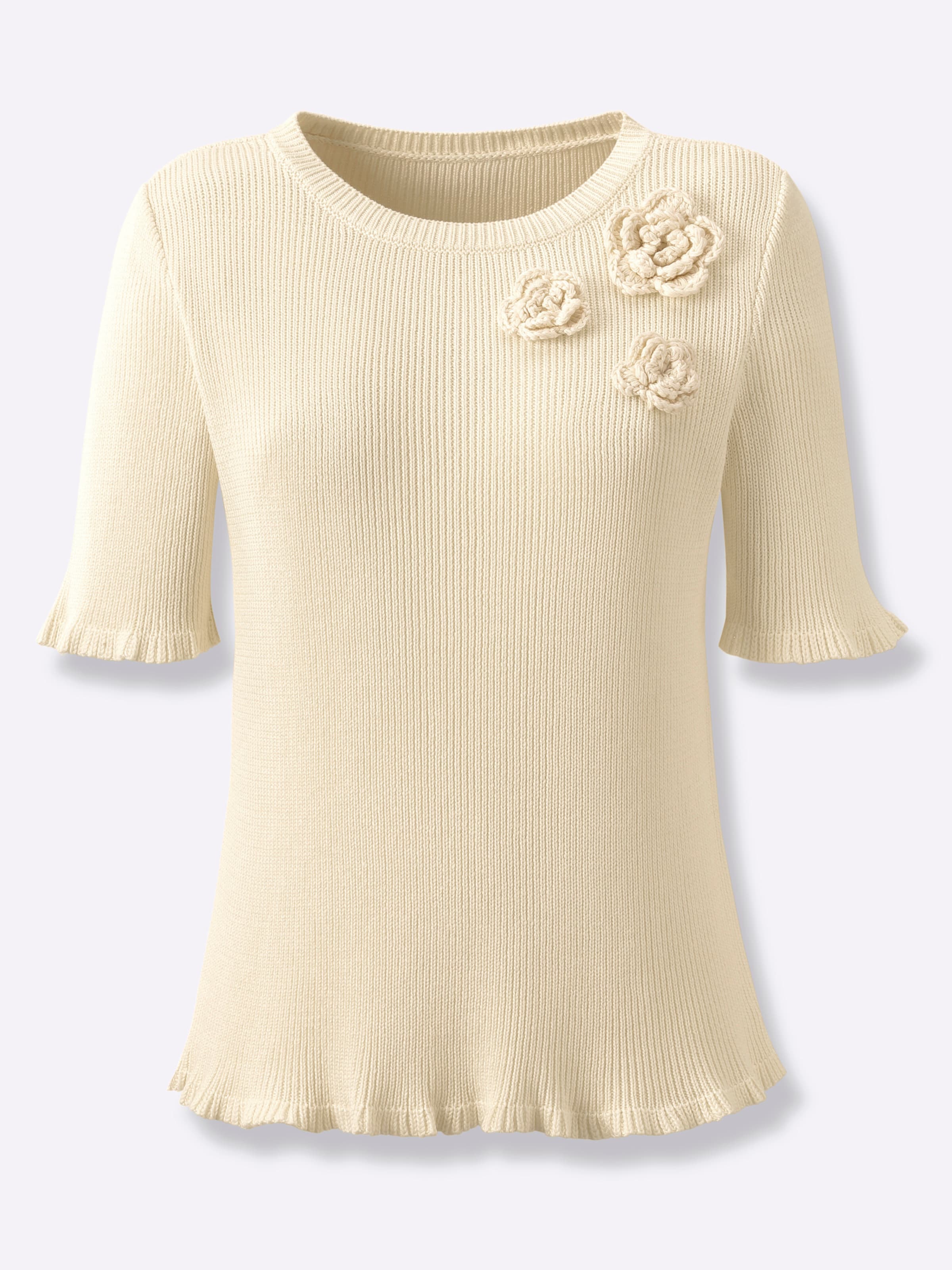 Kurzarmpullover