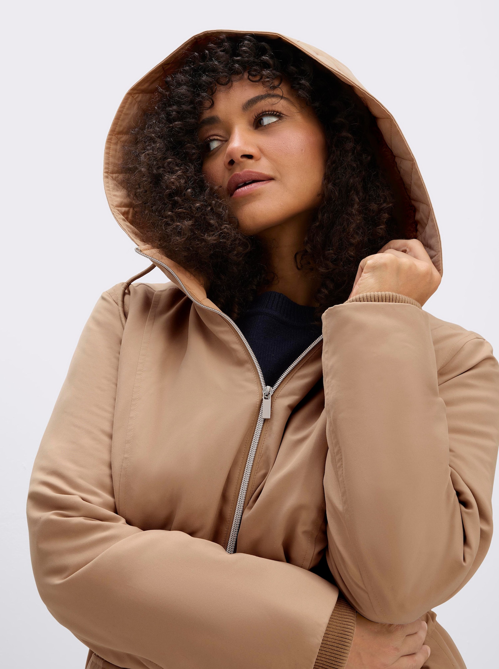 sheego Parka in wärmender Qualität - camel