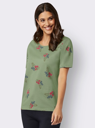 Shirt met korte mouwen - eucalyptus