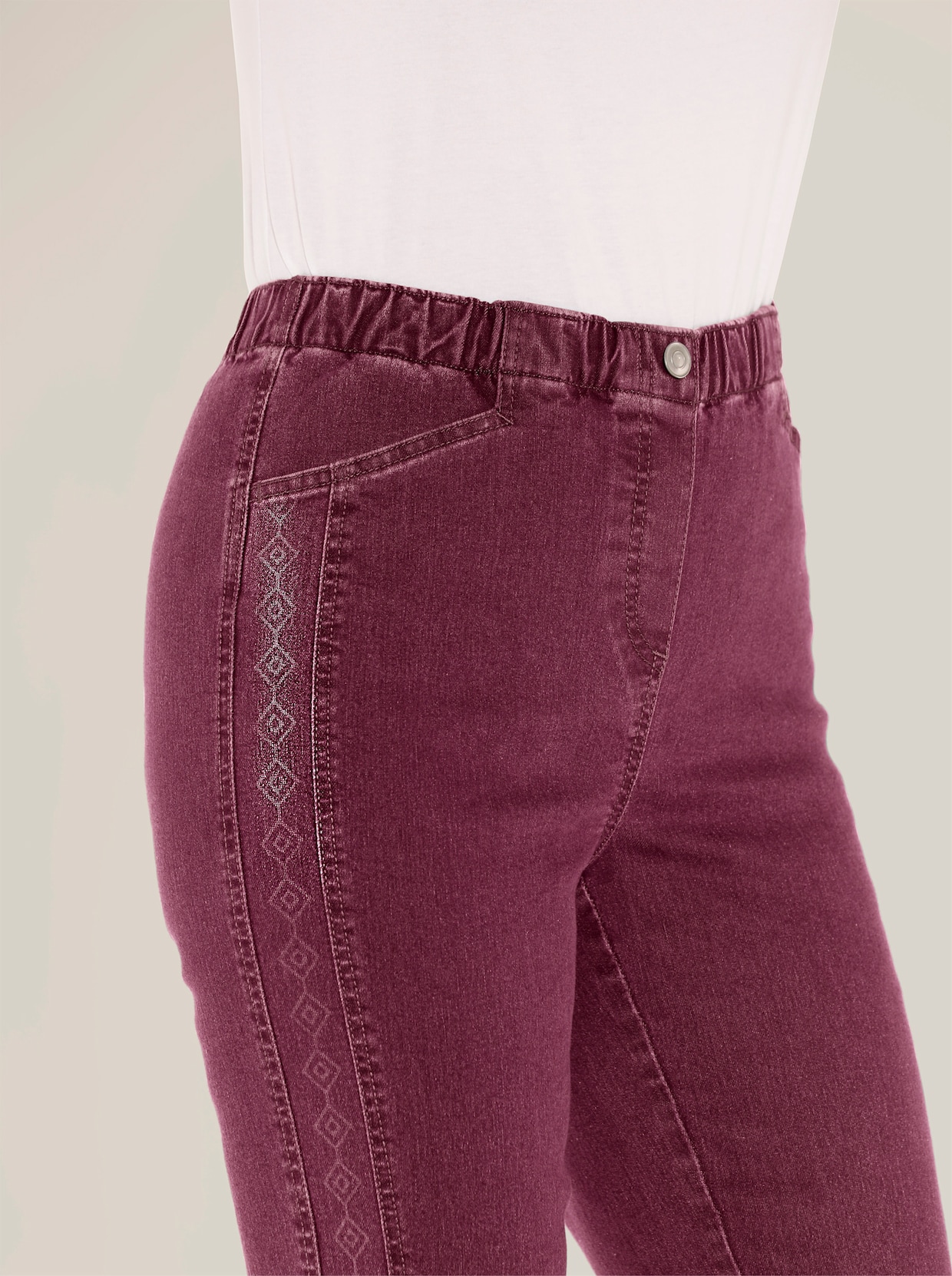 Jeans - bordeaux