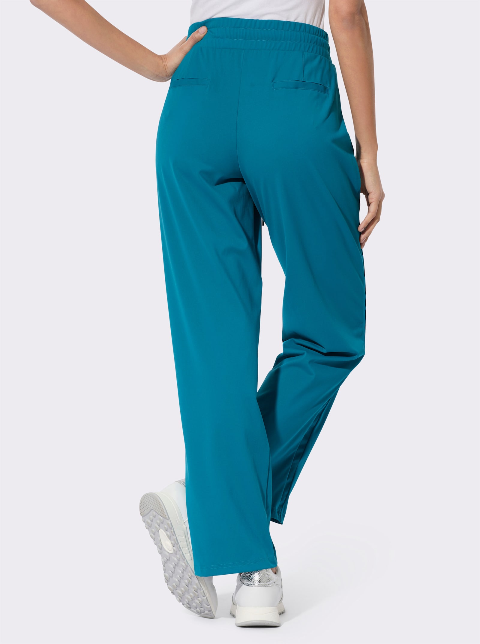 Jerseyhose mit Web-Einsatz seitlich - aquapetrol