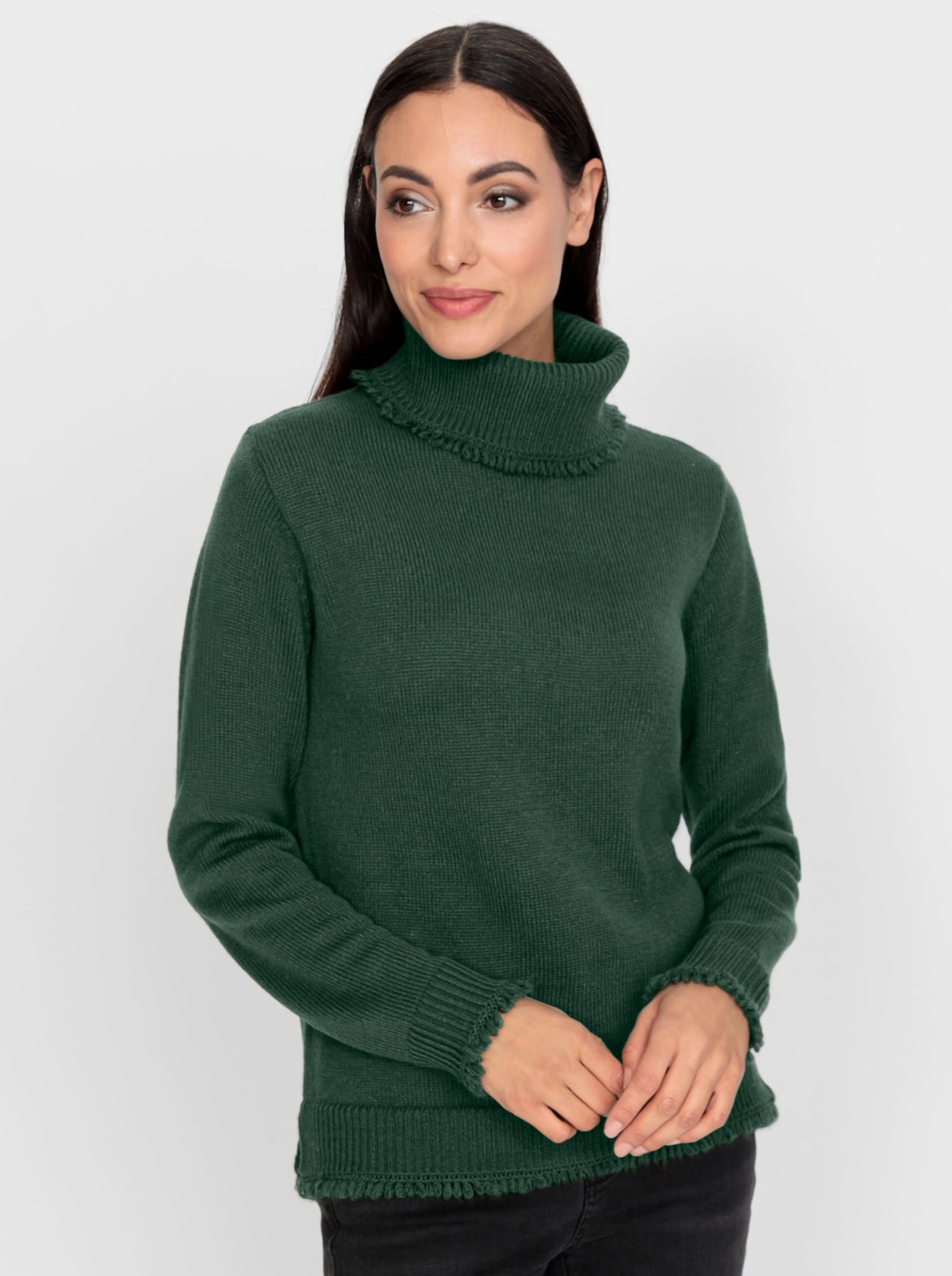 heine Pullover - moos