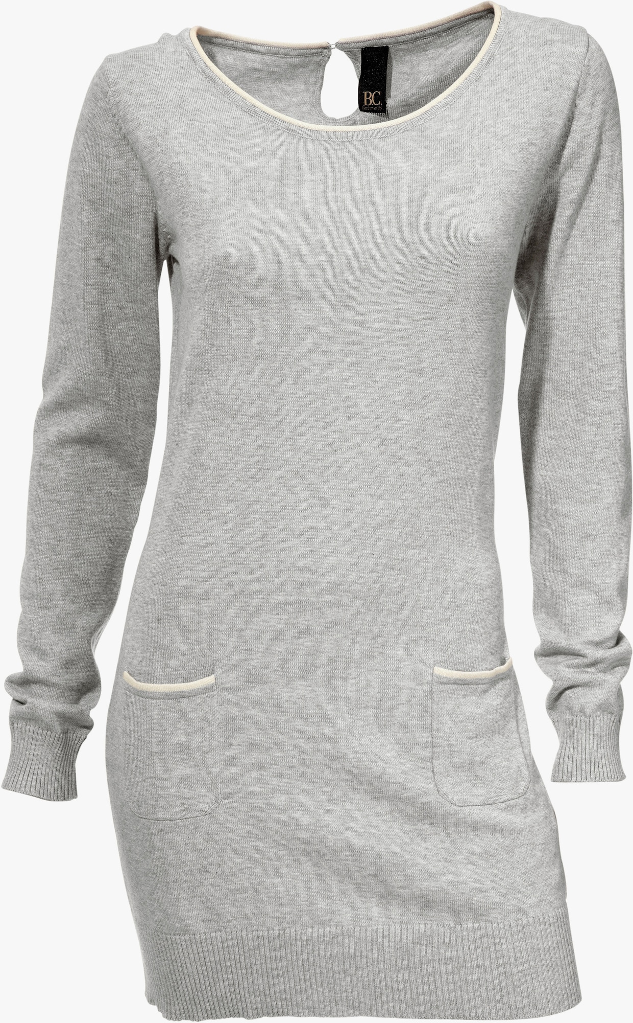 heine Longpullover - grau-melange