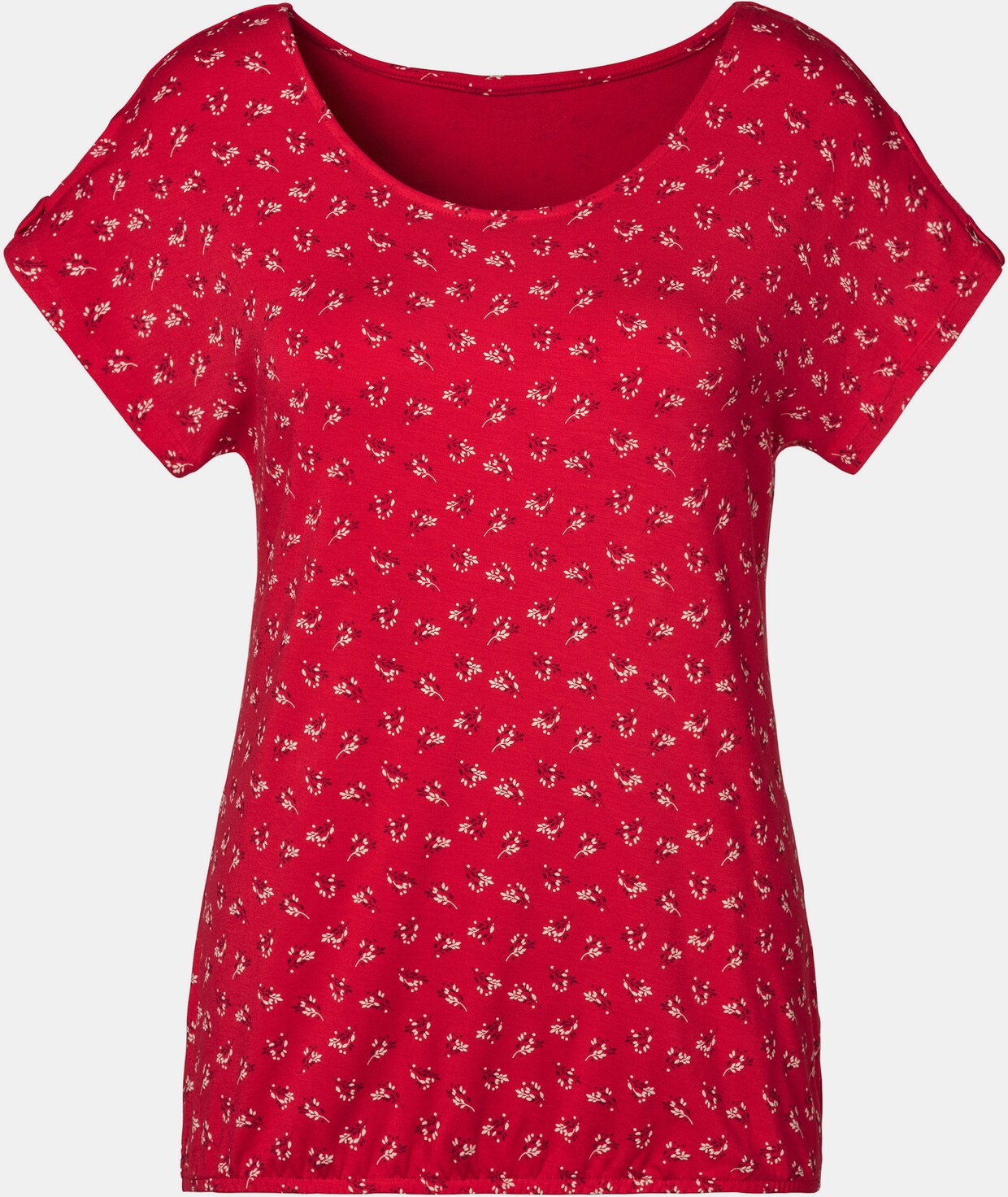 LASCANA T-Shirt - rot, dunkelgrau