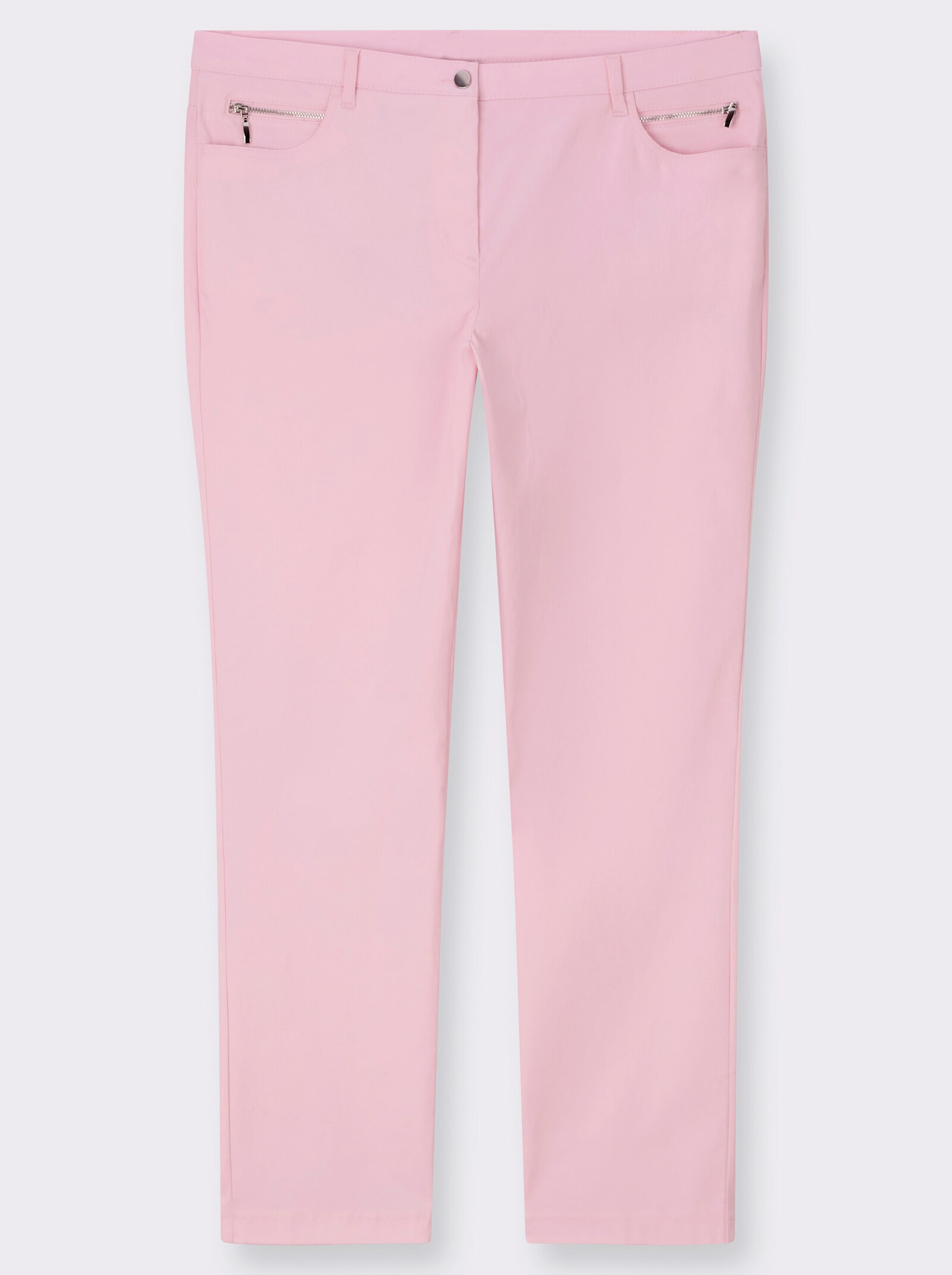 Stehmann Comfort line Stretch-Hose mit Zier-Taschen vorne - rosé