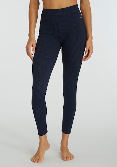 LASCANA Leggings - blau gemustert