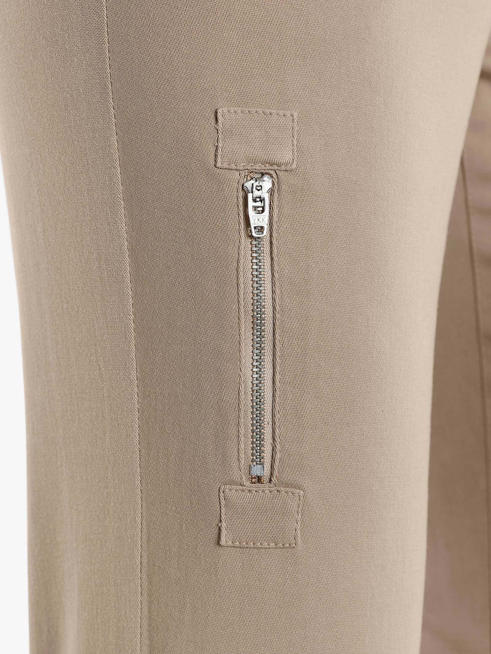 Džínsy zo streču - béžová