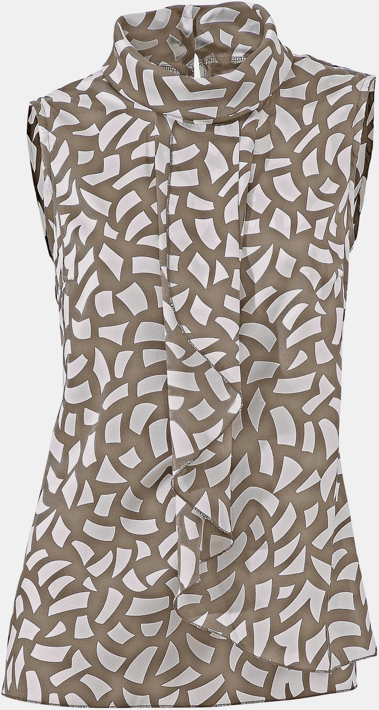 heine Blousetop - taupe/wit