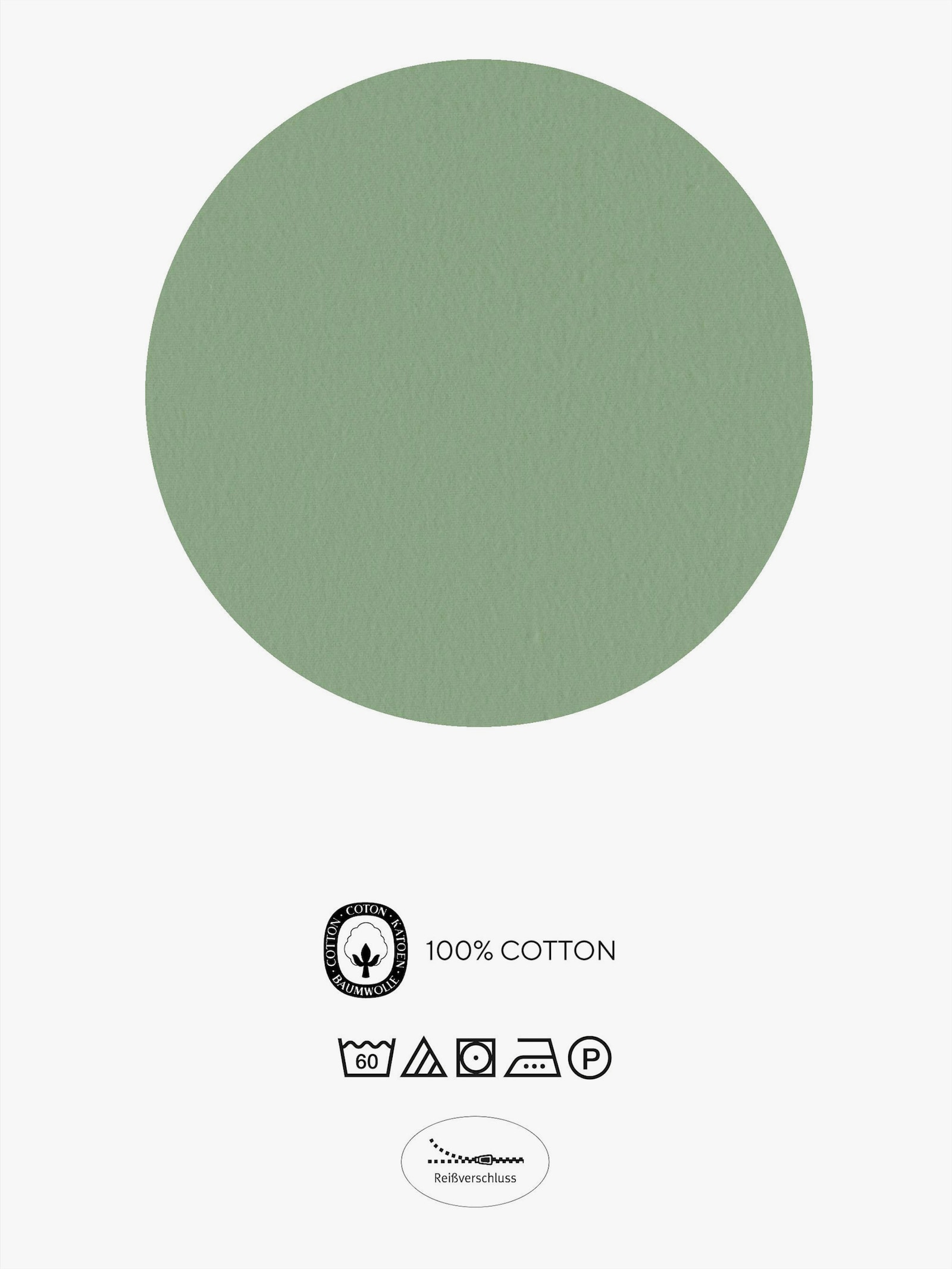 Biberna Bettwäsche - grün-kariert