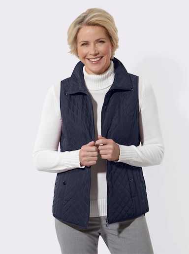 Steppweste mit 2 Taschen - marine