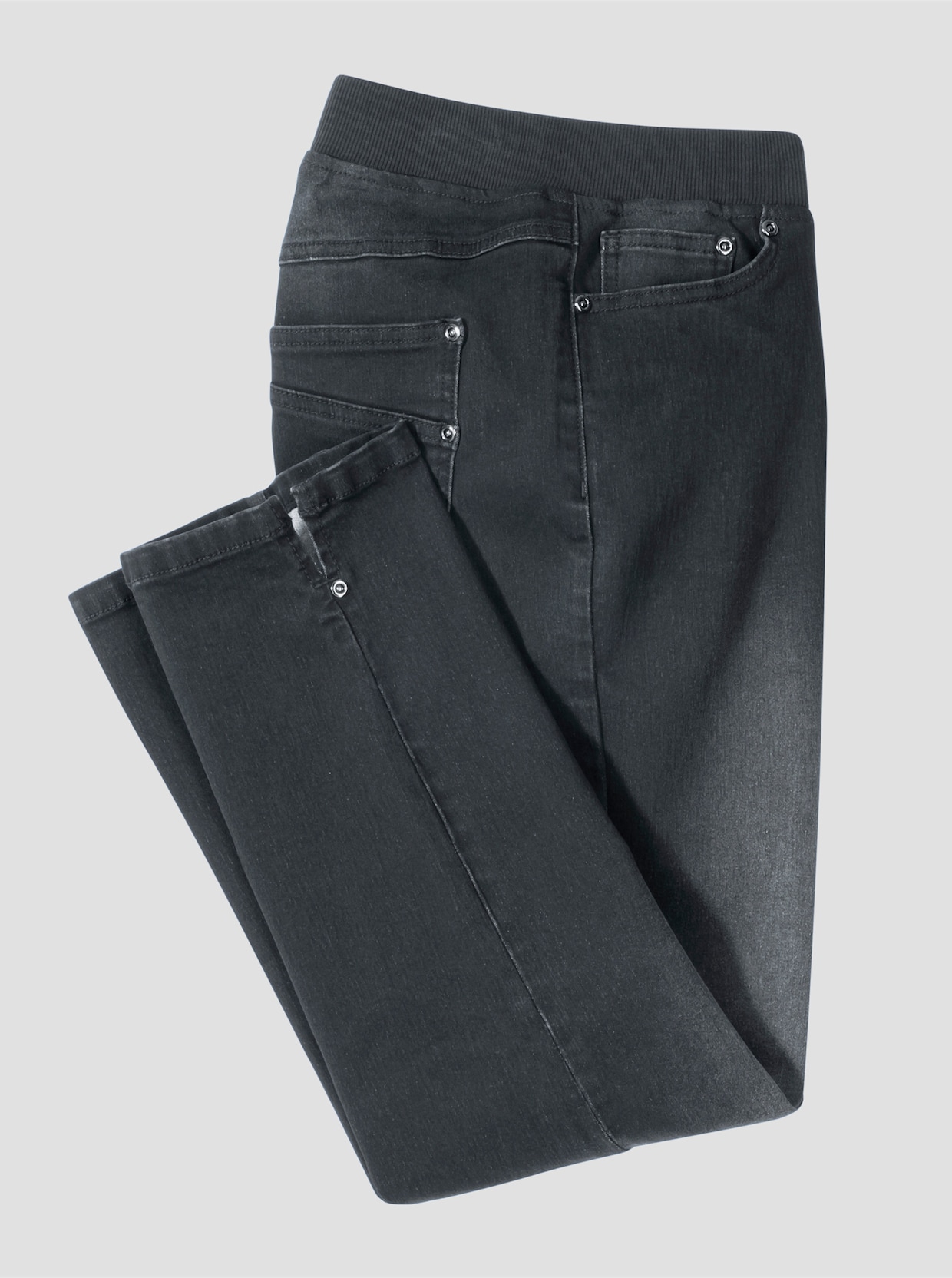 7/8-Jeans - black-denim