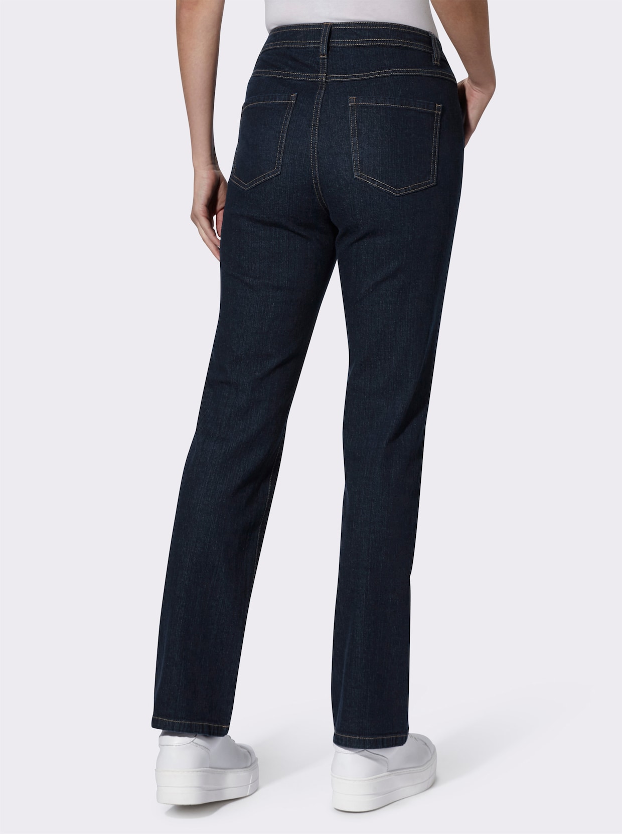 5-pocketjeans - dark-blue
