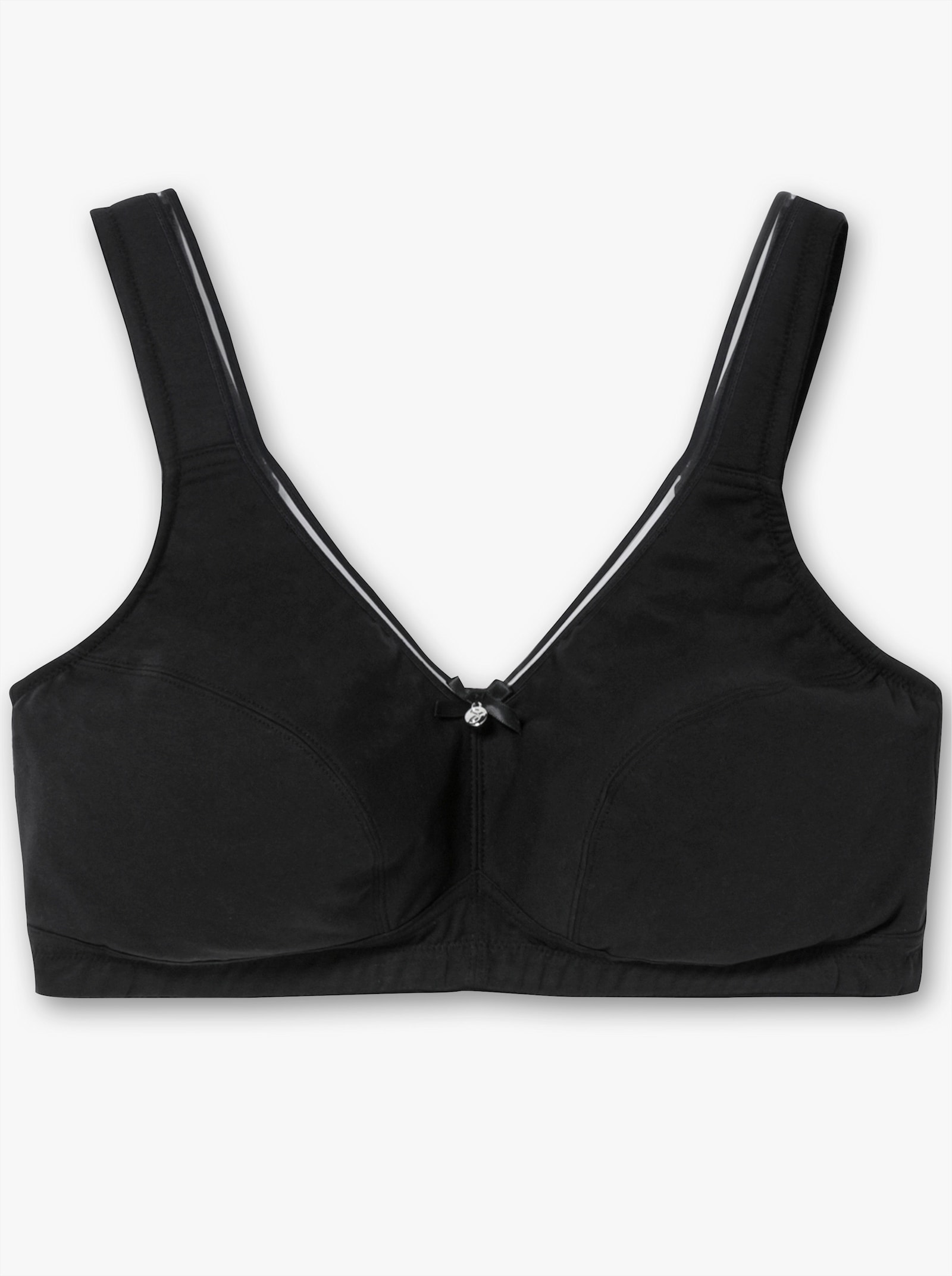 sheego Entlastungs-BH im Doppelpack - schwarz+weiß