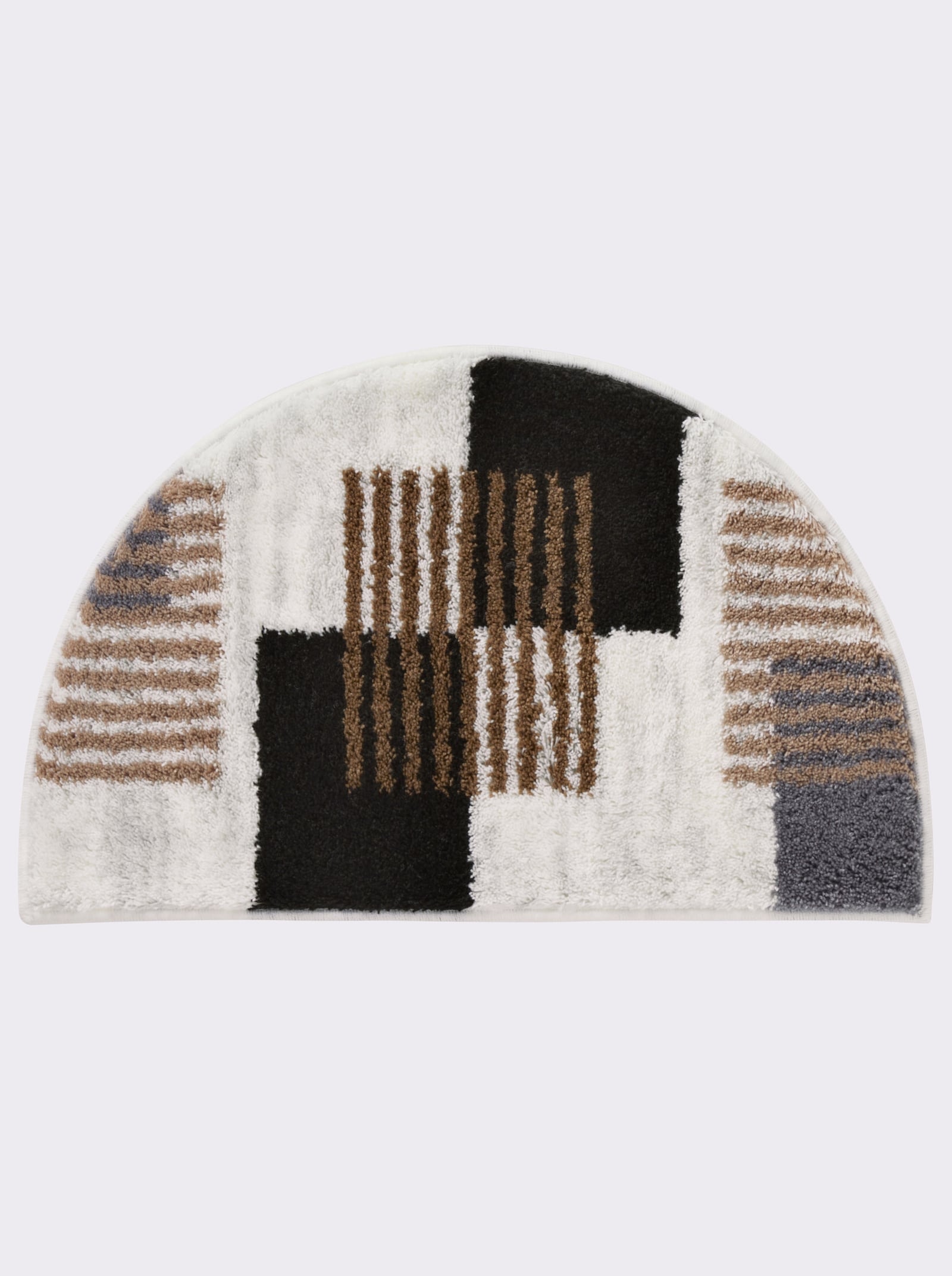 Grund Badematte - beige-ecru-gemustert