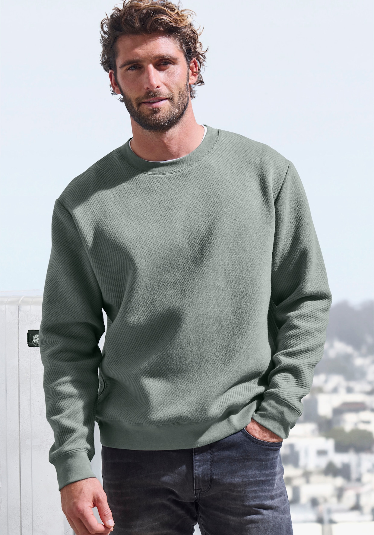 Sweatshirt - salbei