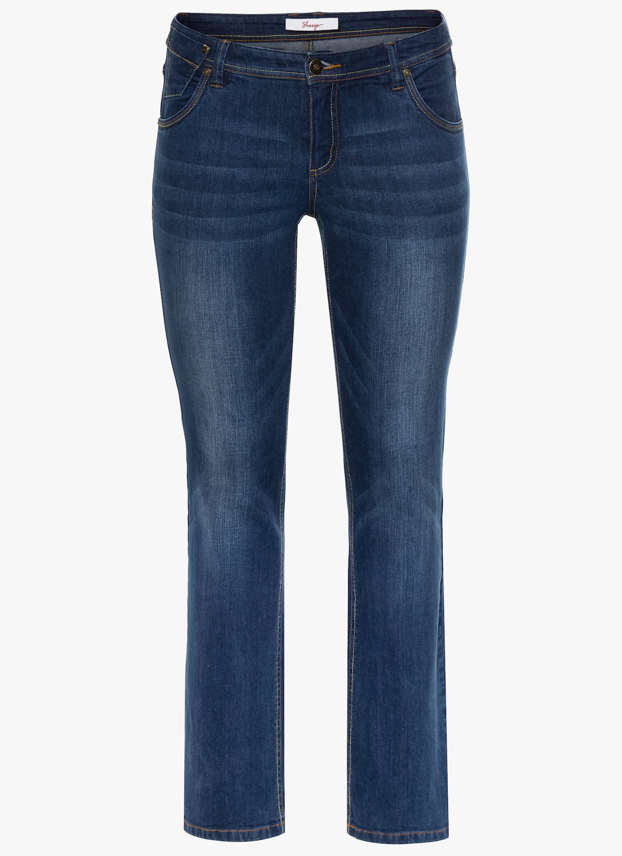 sheego Gerade Jeans - blue denim