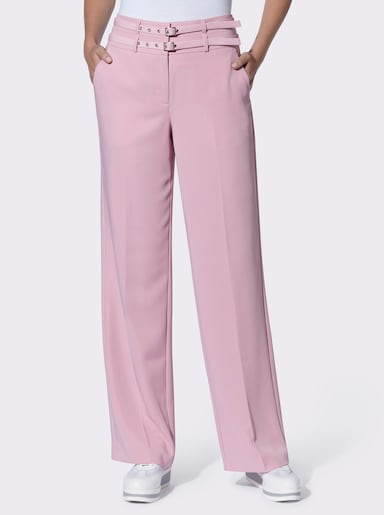 heine Bügelfaltenhose - rosé