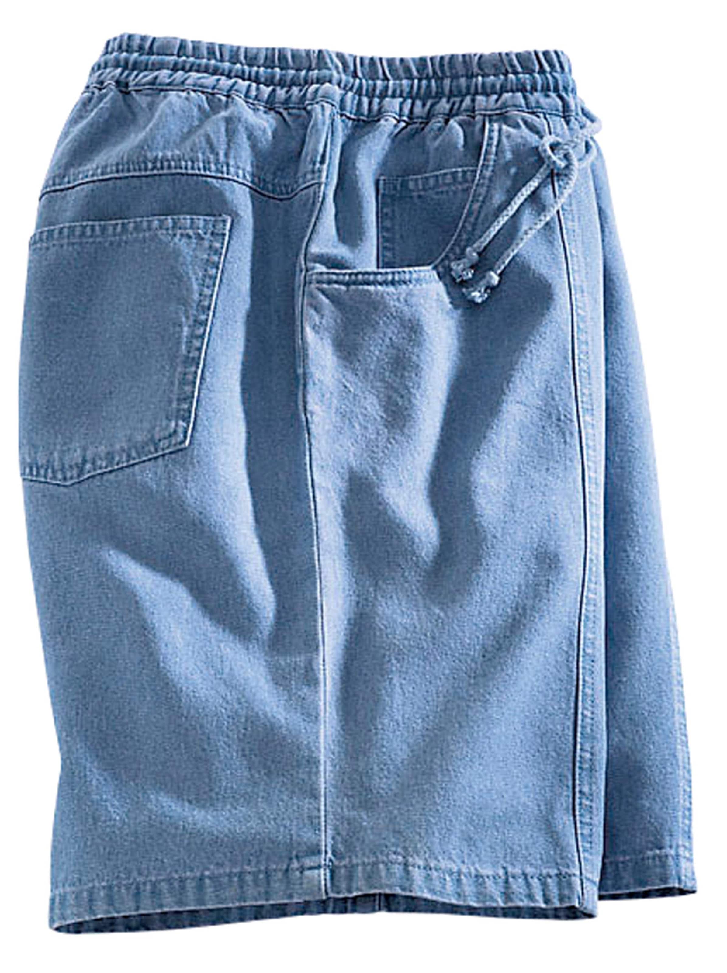 Schlupfbermudas - blue-bleached