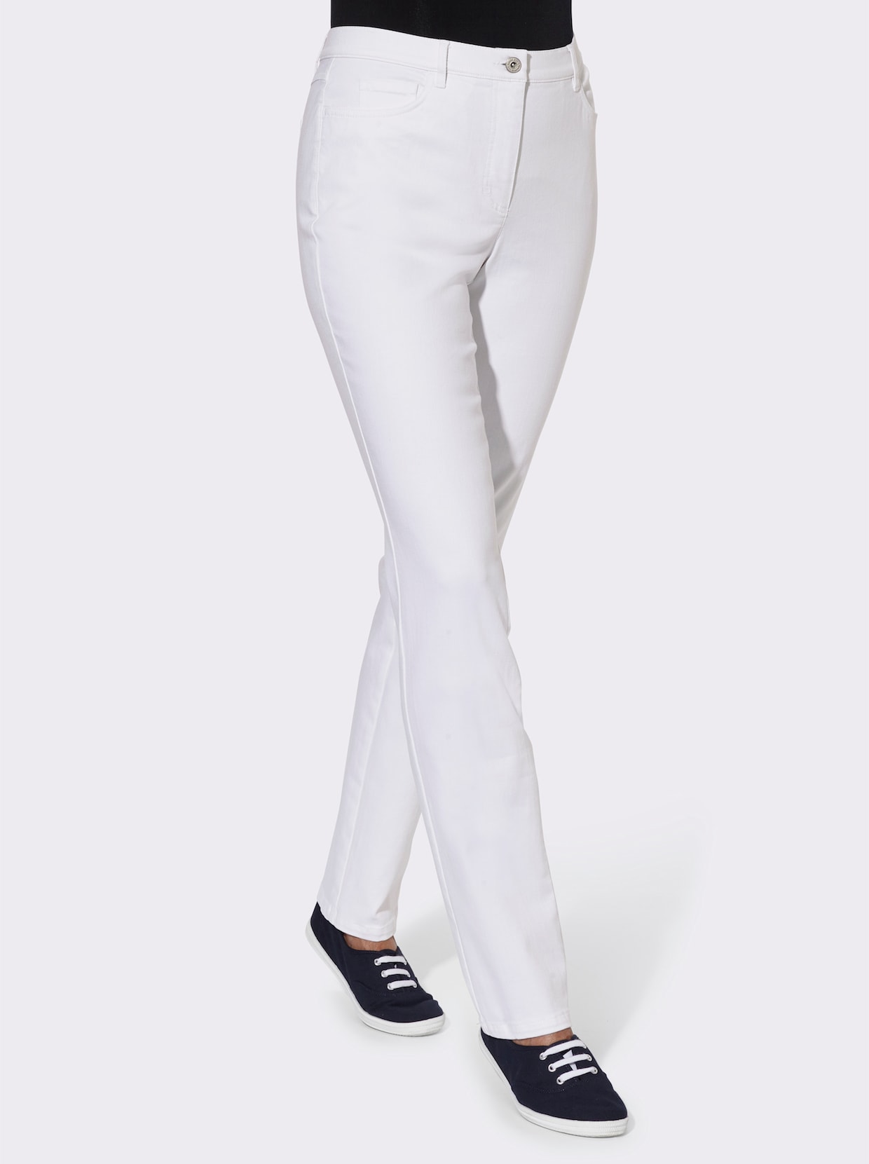 Cosma Pantalon 5 poches - blanc