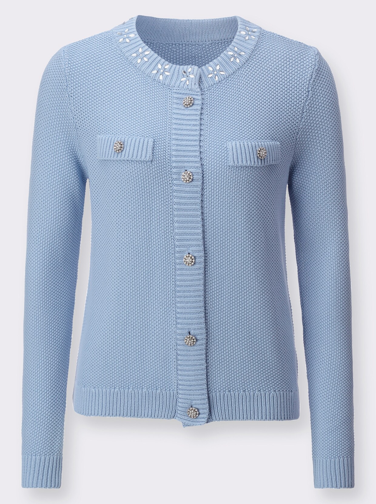 Cardigan - eisblau