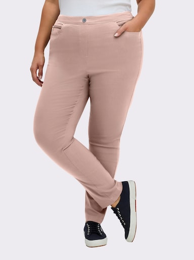 Bengalinhose mit Zierreißverschlüssen - rosé