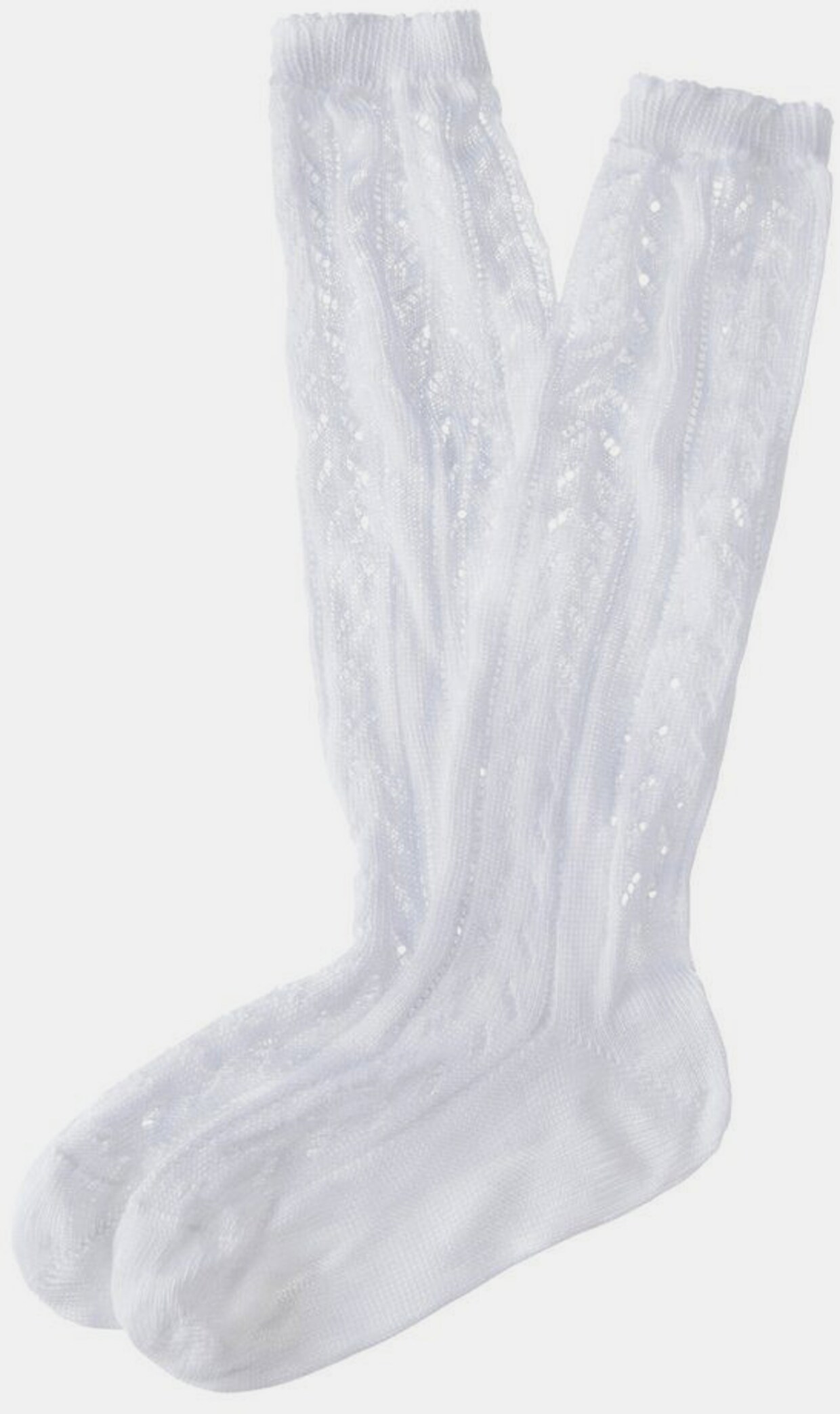 Luise Steiner Trachtensocken - weiß