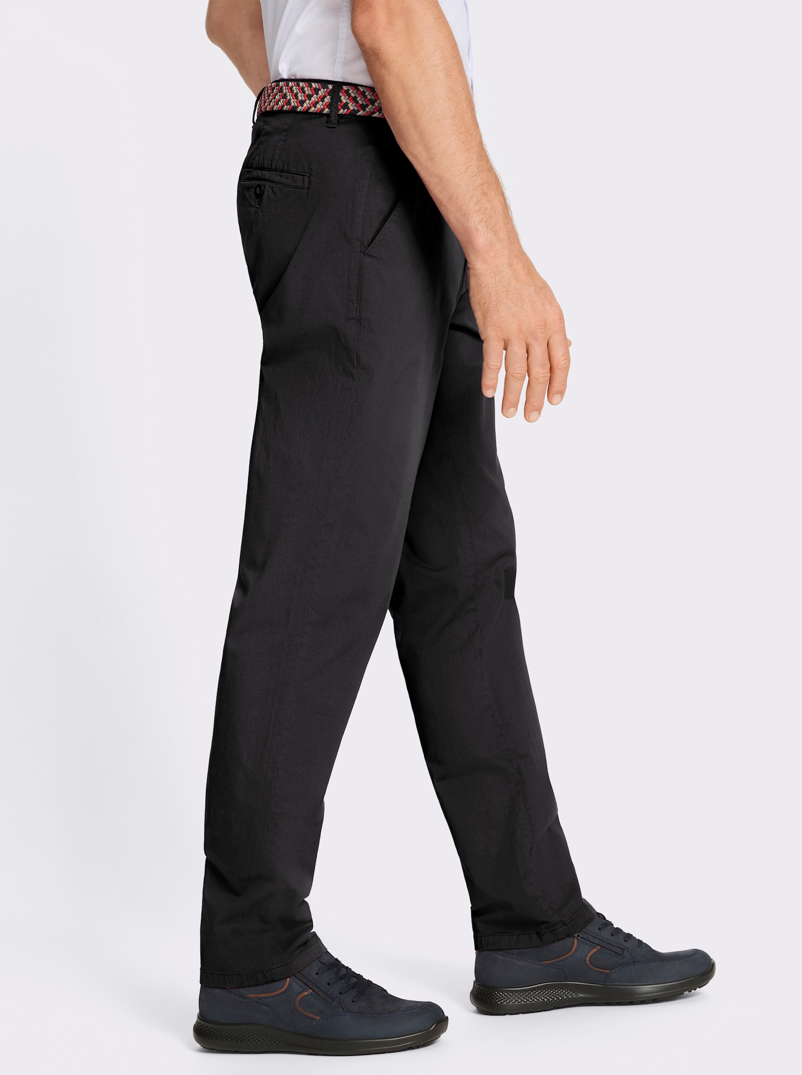 Marco Donati Hose in leichter Twill-Qualität - schwarz