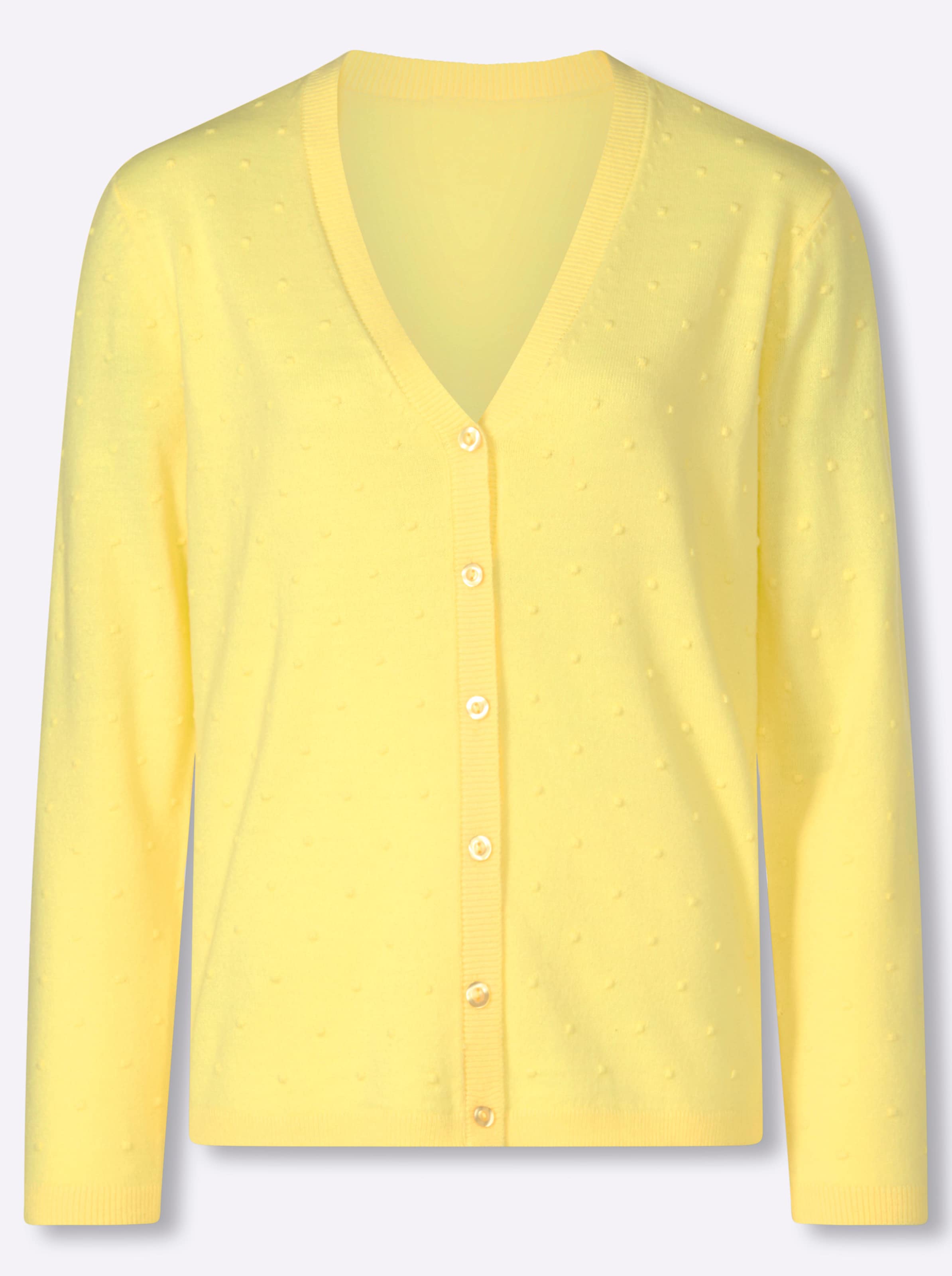Classic Basics Damen Zitrone Strickjacke von Baur - Bild 2
