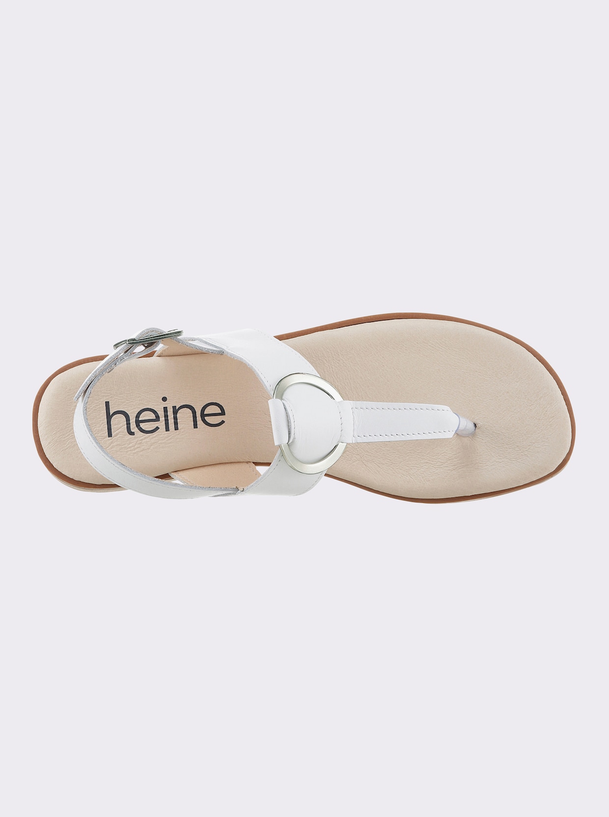 heine sandalen - wit