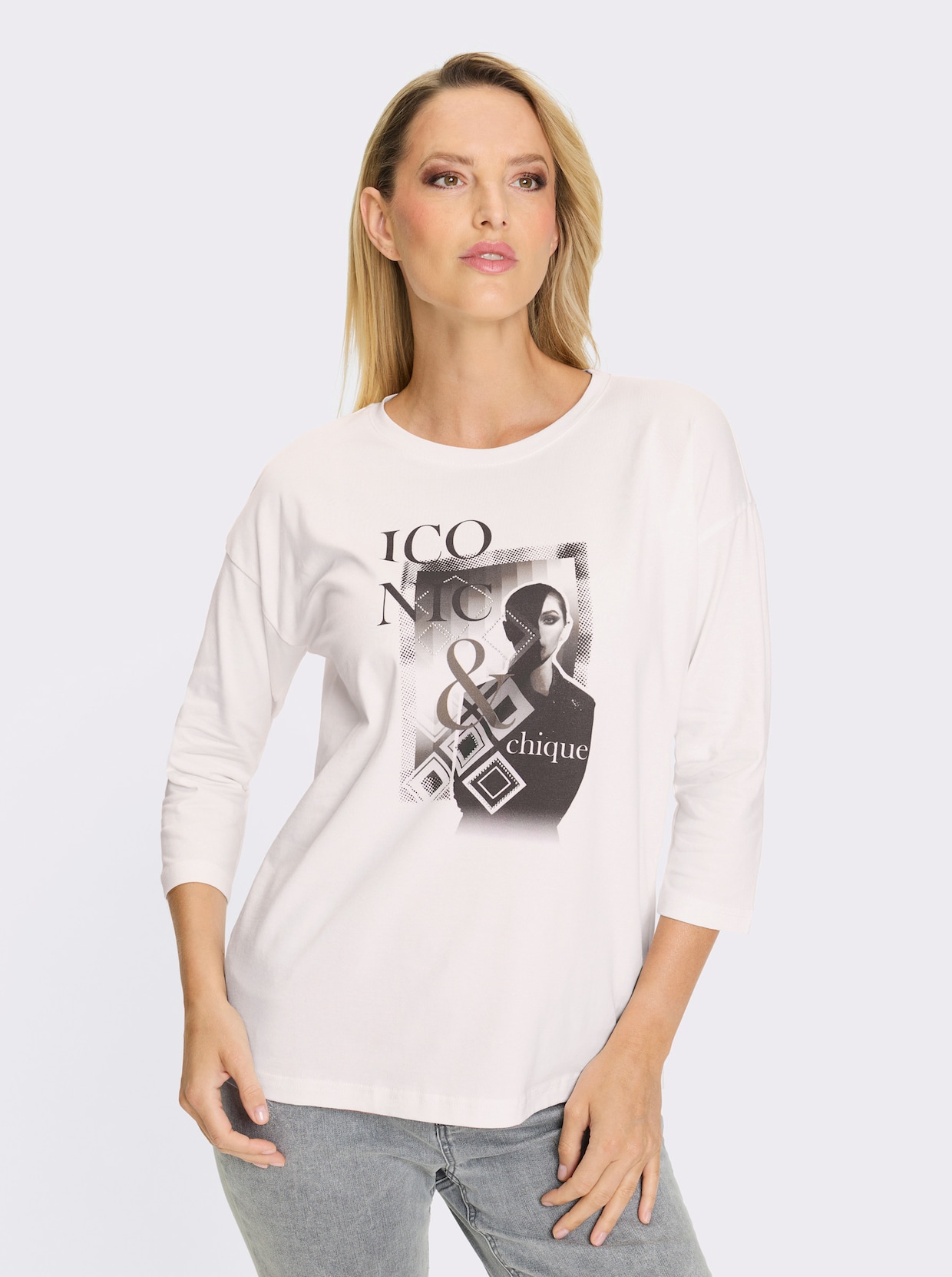 heine 3/4-Arm-Shirt - ecru