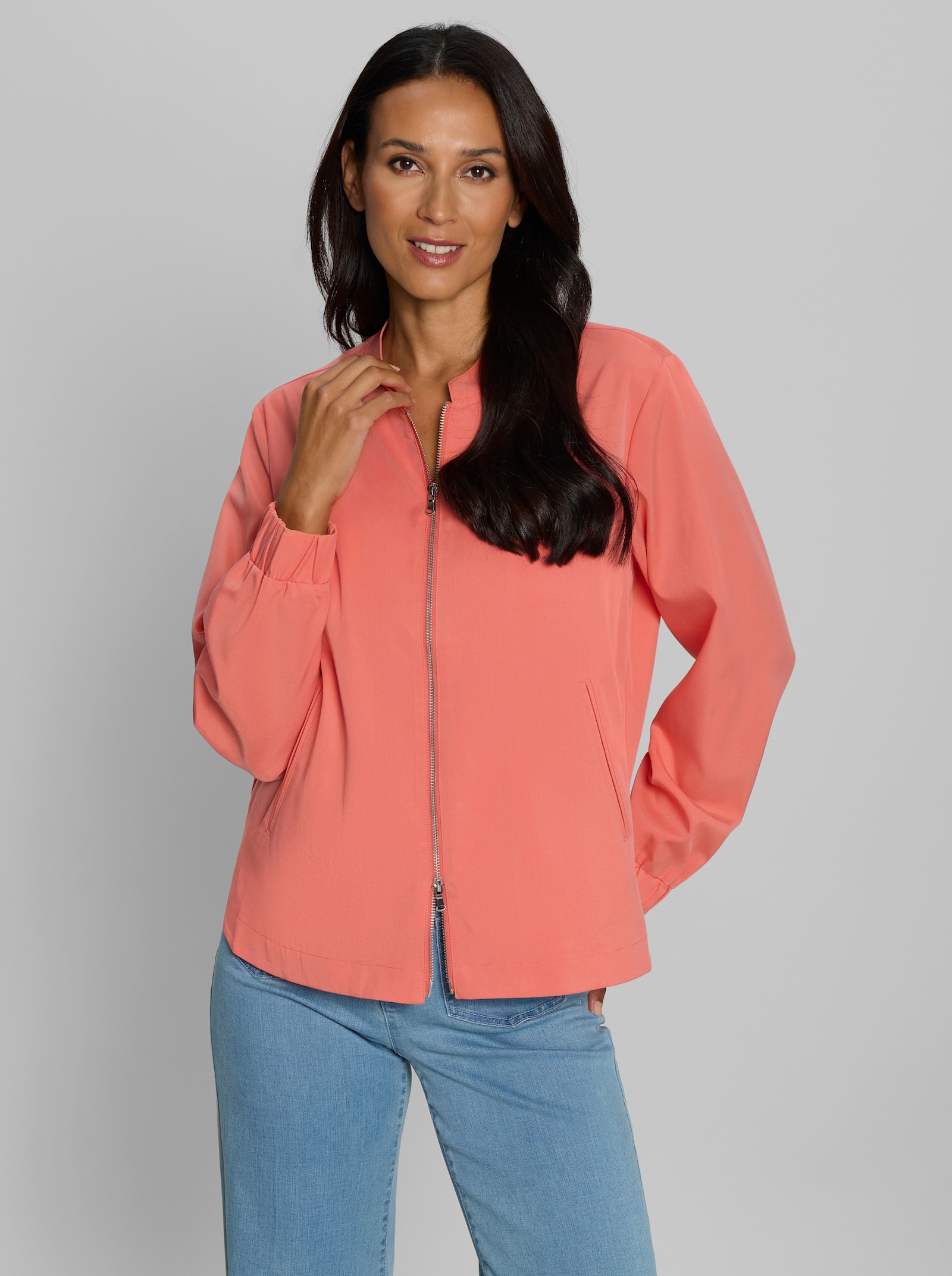 heine Blousonjacke in Oversize-Form - koralle