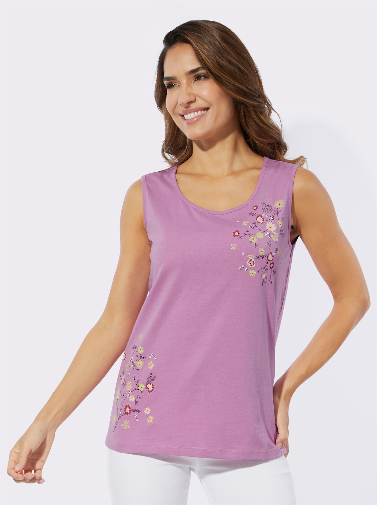 Shirttop - orchidee/roze