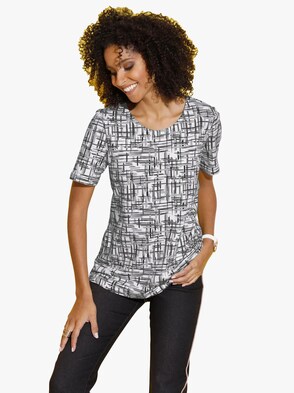 Shirt - grau-bedruckt