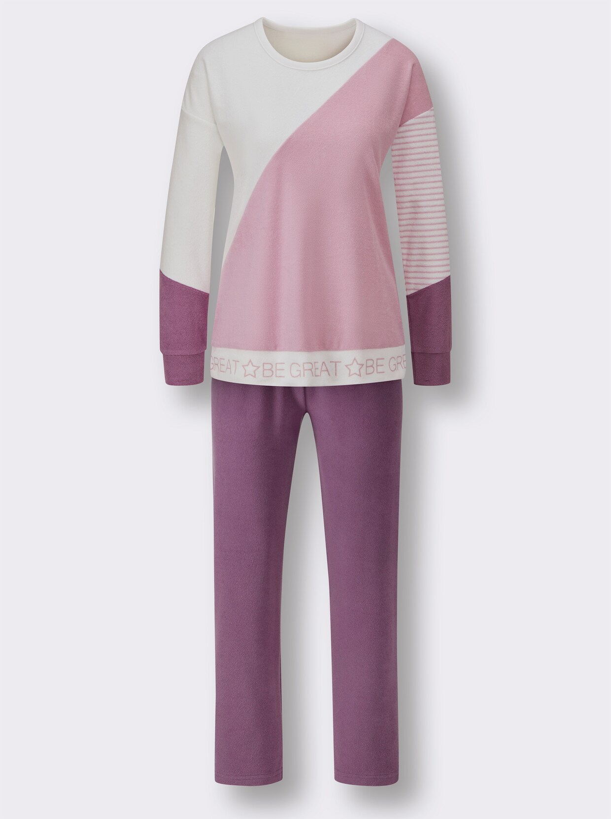 wäschepur Schlafanzug - rosé-violett