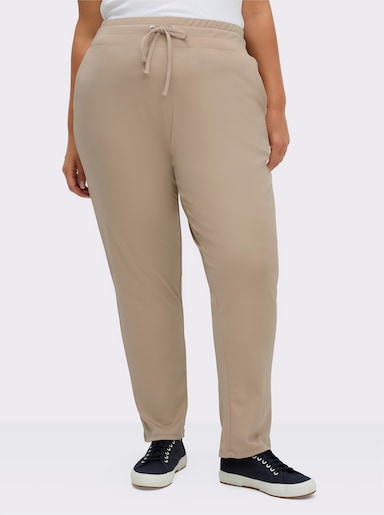 Schlupfhose in Stretch-Qualität - beige