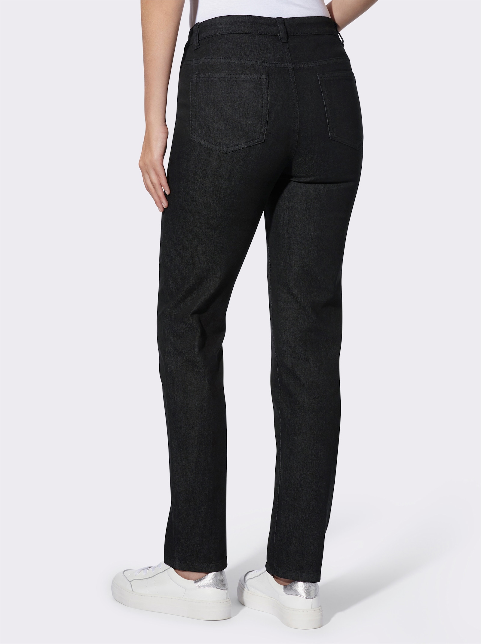 heine Hose mit Zippertaschen - schwarz