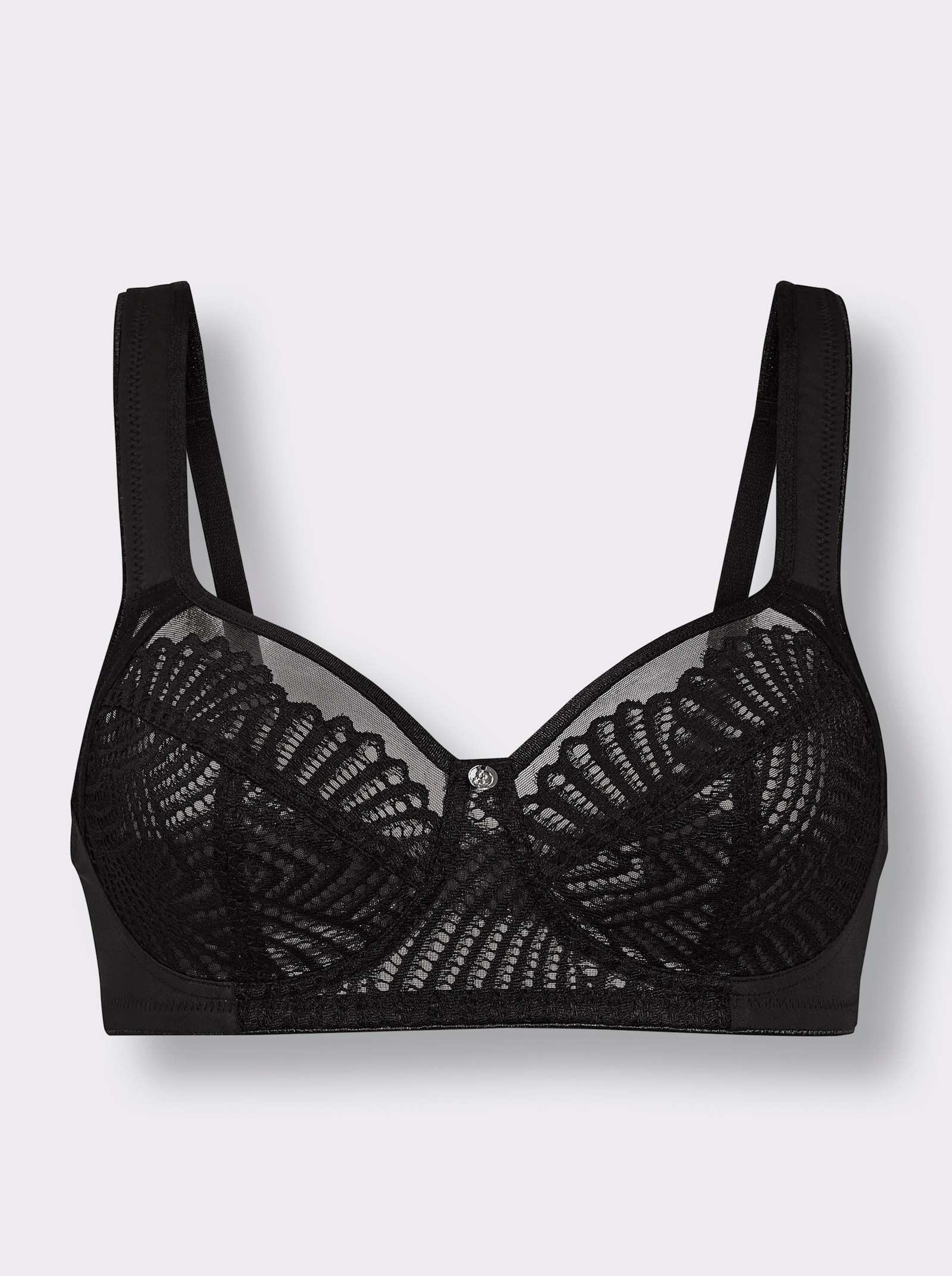 wäschepur Entlastungs-BH ohne Bügel - schwarz