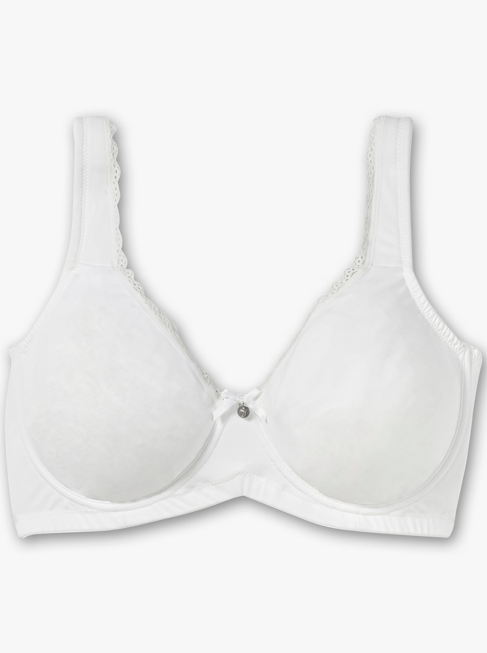 sheego Bügel-BH im Doppelpack - schwarz + weiss