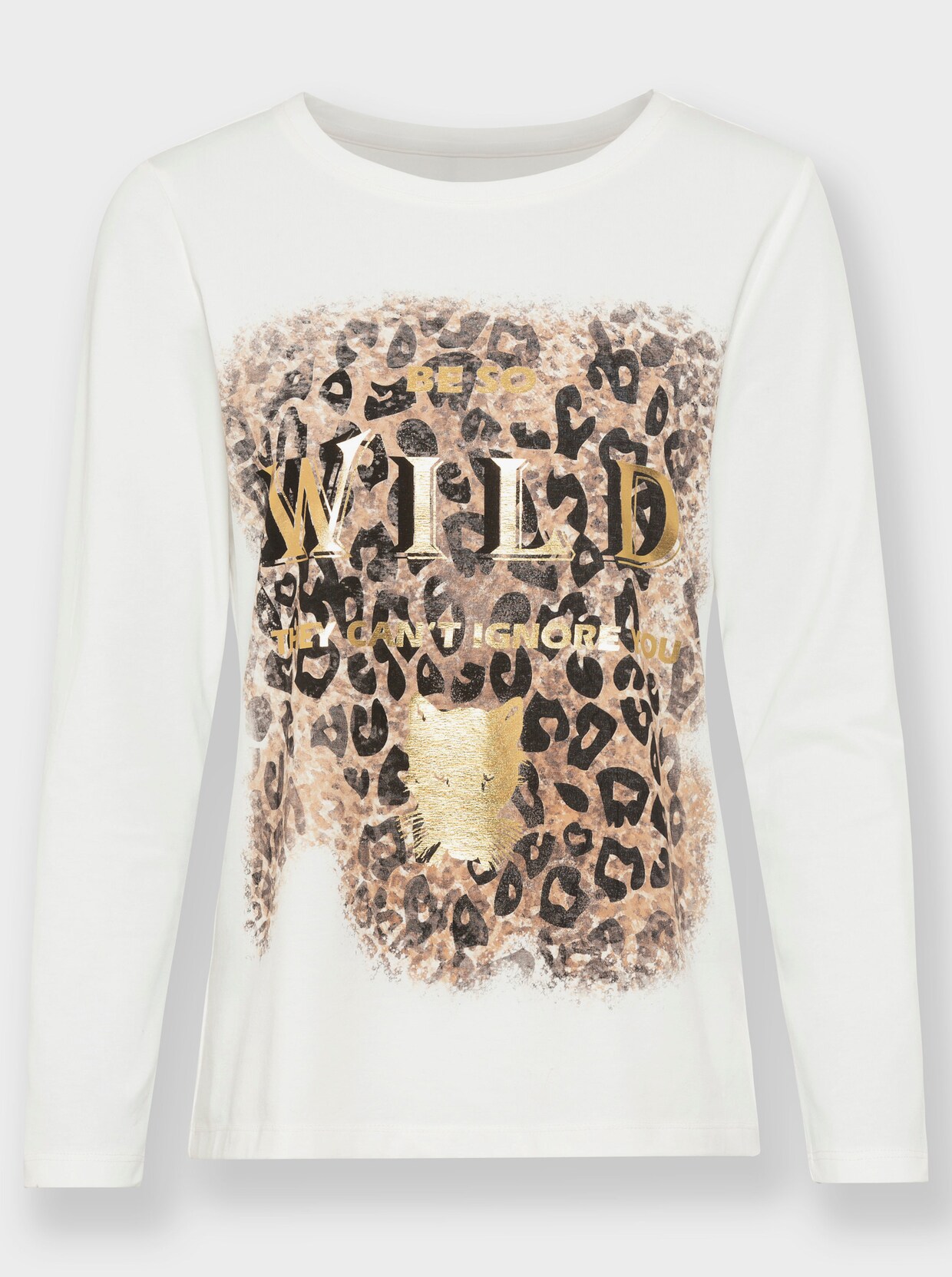 heine Shirt met print - ecru